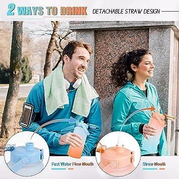 3 Pack Water Bottles Set