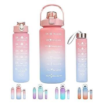 3 Pack Water Bottles Set